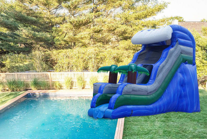 15' Tropical Pool Slide - HullaBalloo Sales