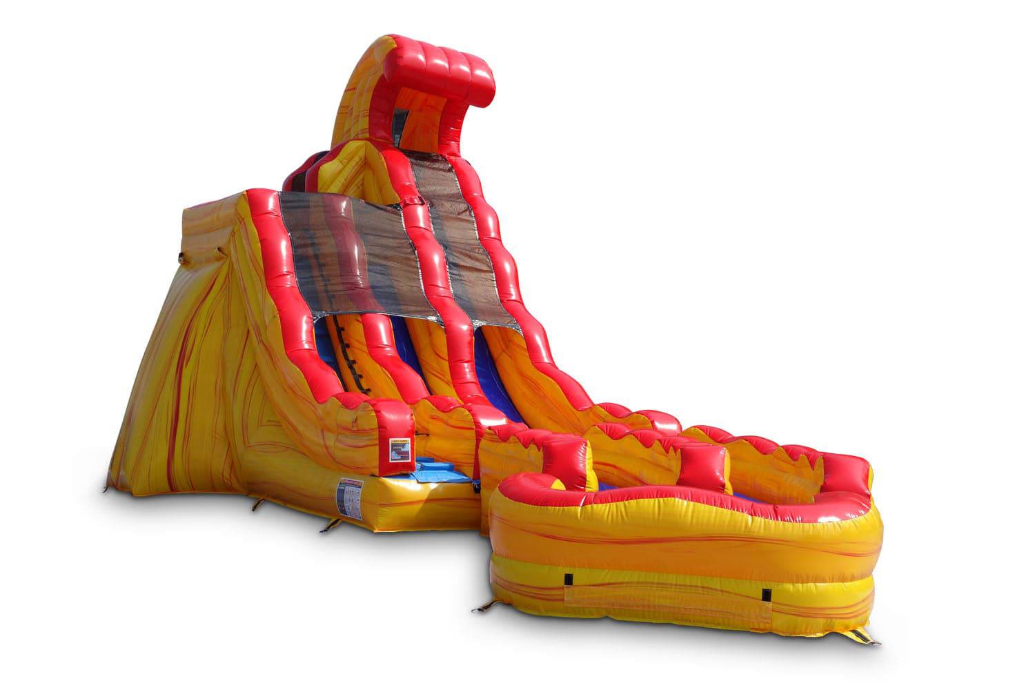20 Curve Inflatable Dual Slide Wet/Dry - HullaBalloo Sales