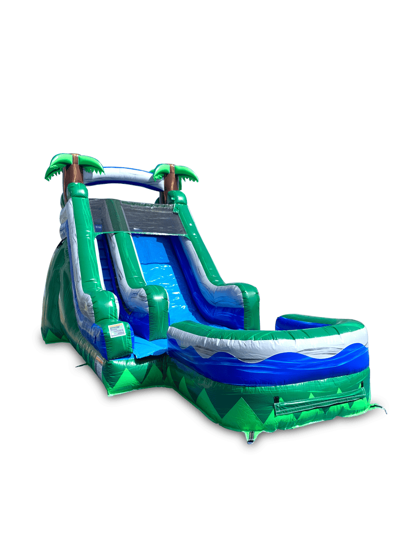 15 Tropical Inflatable Slide Wet/Dry - HullaBalloo Sales