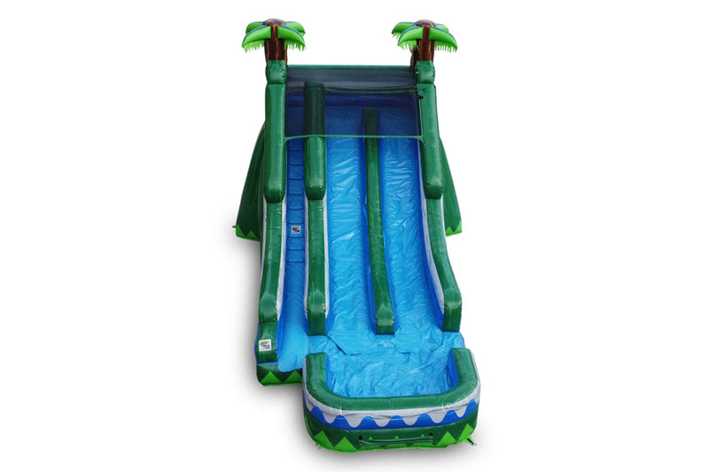 20 Tropical Inflatable Dual Slide Wet/Dry - HullaBalloo Sales