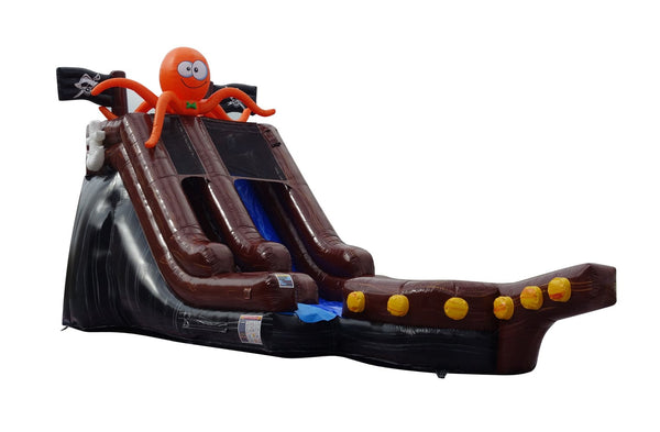 15 Pirate Cove Inflatable Slide Wet/Dry - HullaBalloo Sales