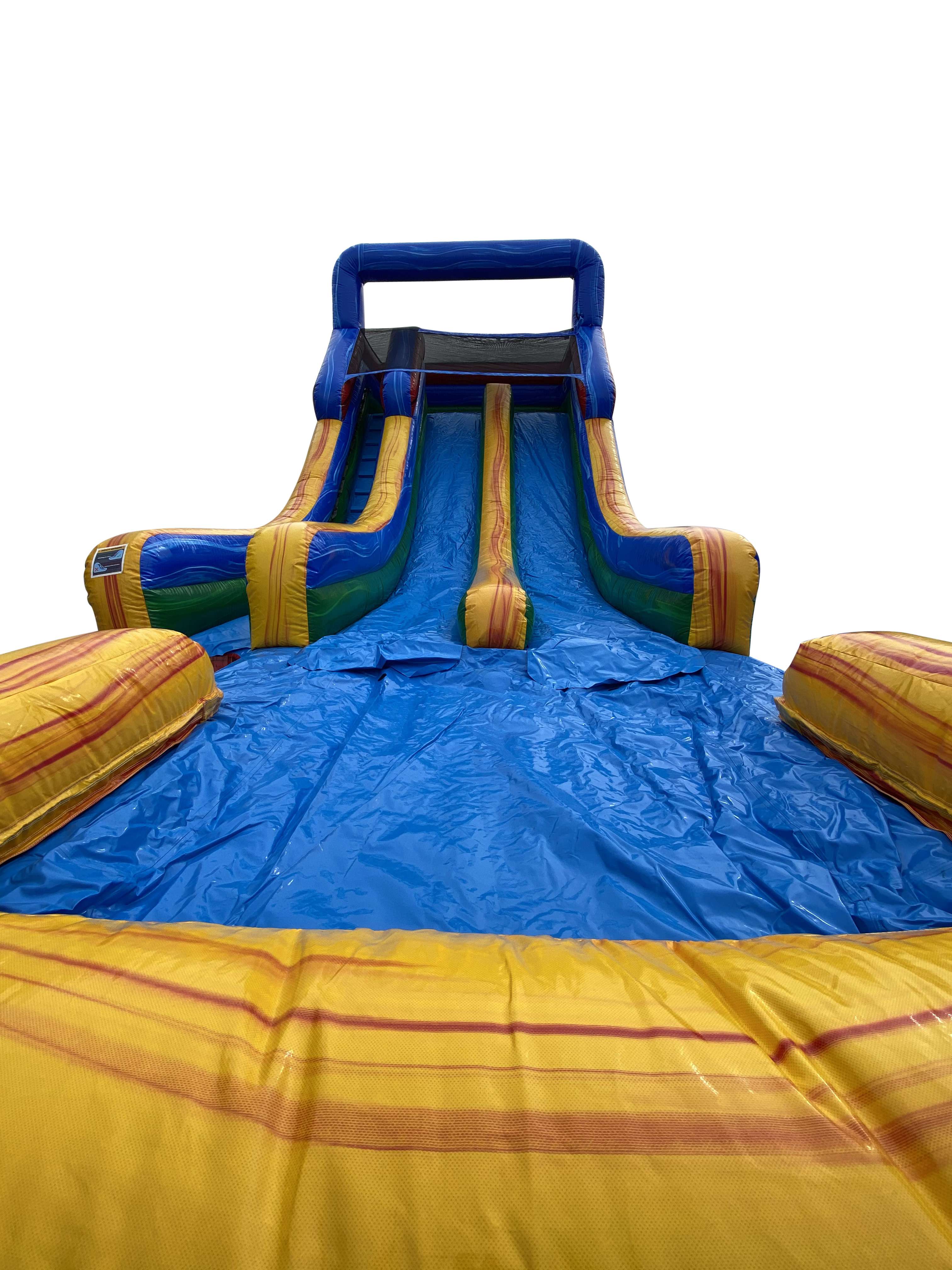 18 Fun Inflatable Dual Slide Wet/Dry - HullaBalloo Sales