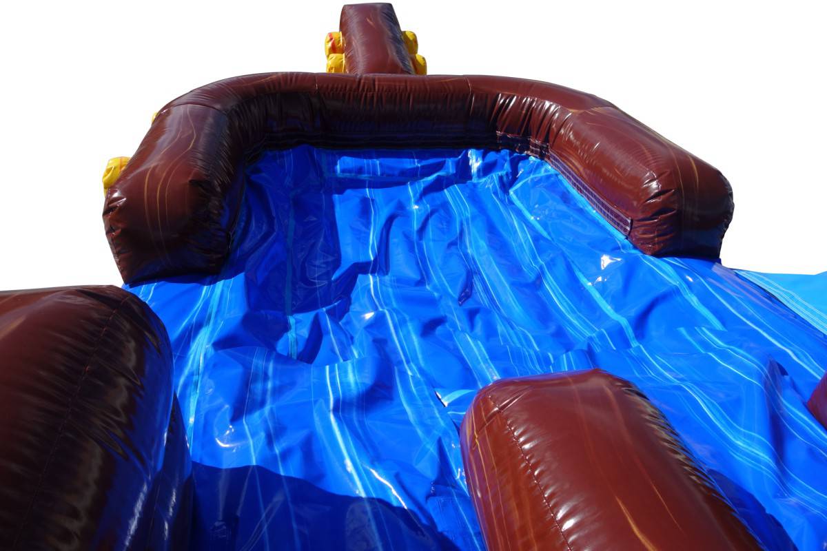 18 Pirate Cove Inflatable Dual Slide Wet/Dry - HullaBalloo Sales