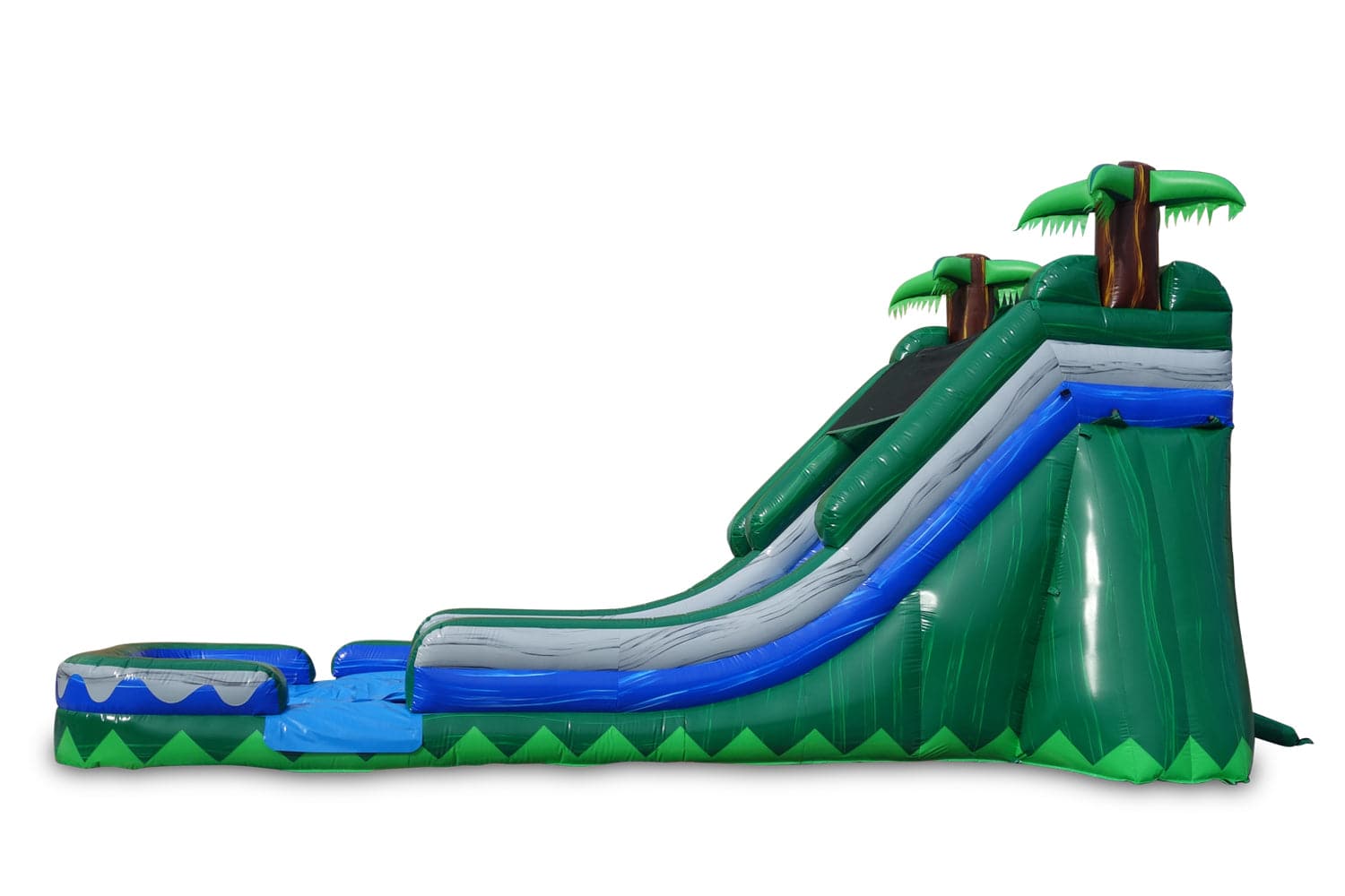 18 Tropical Inflatable Dual Slide Wet/Dry - HullaBalloo Sales