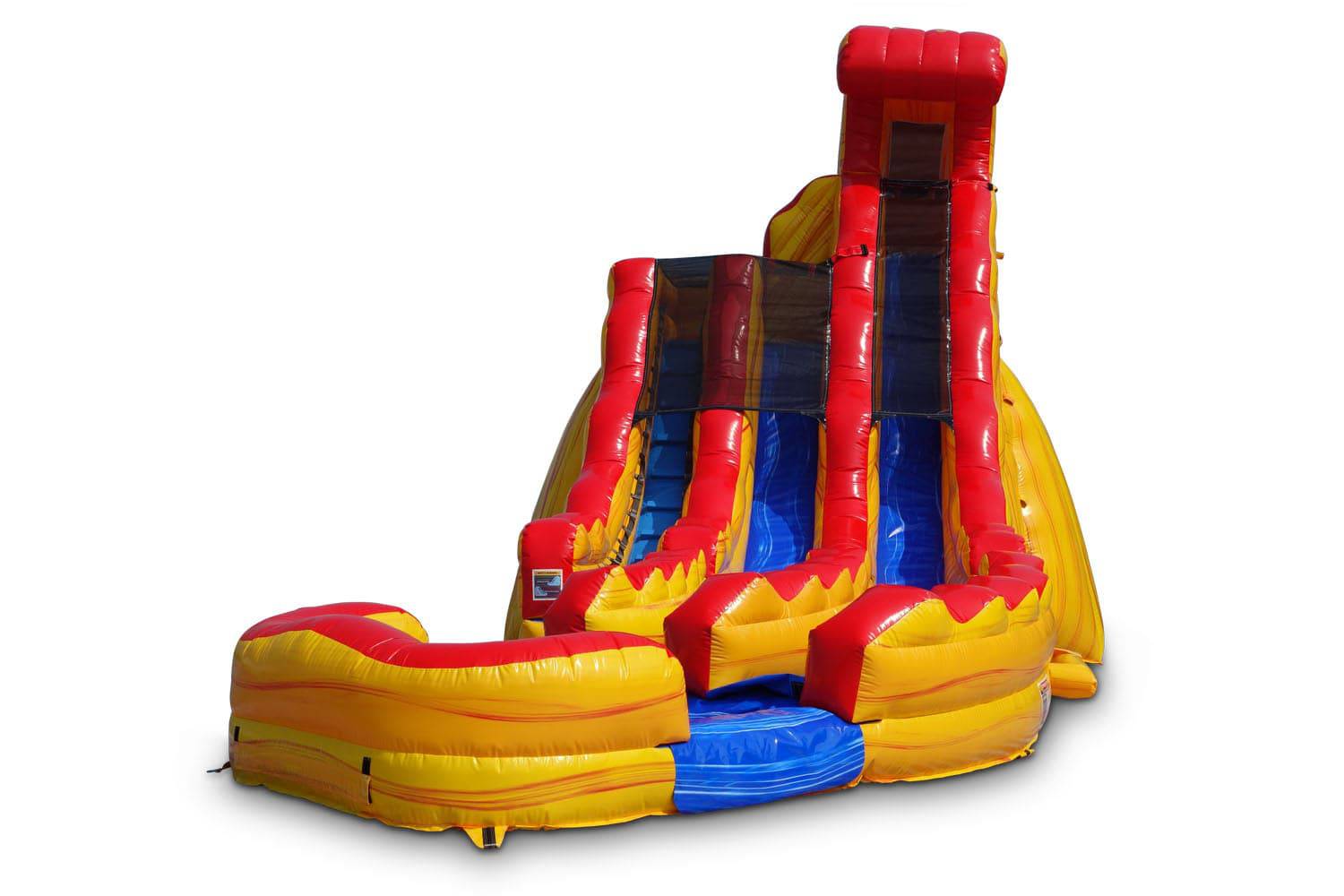 20 Curve Inflatable Dual Slide Wet/Dry - HullaBalloo Sales