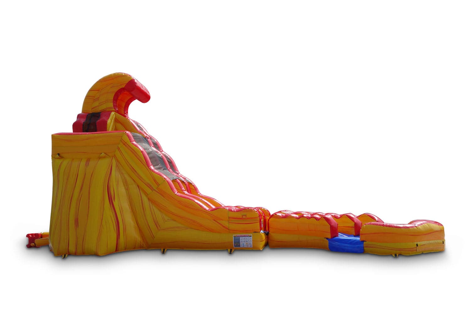 20 Curve Inflatable Dual Slide Wet/Dry - HullaBalloo Sales