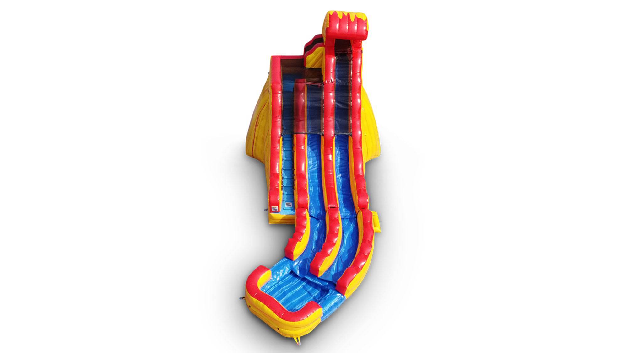 20 Curve Inflatable Dual Slide Wet/Dry - HullaBalloo Sales