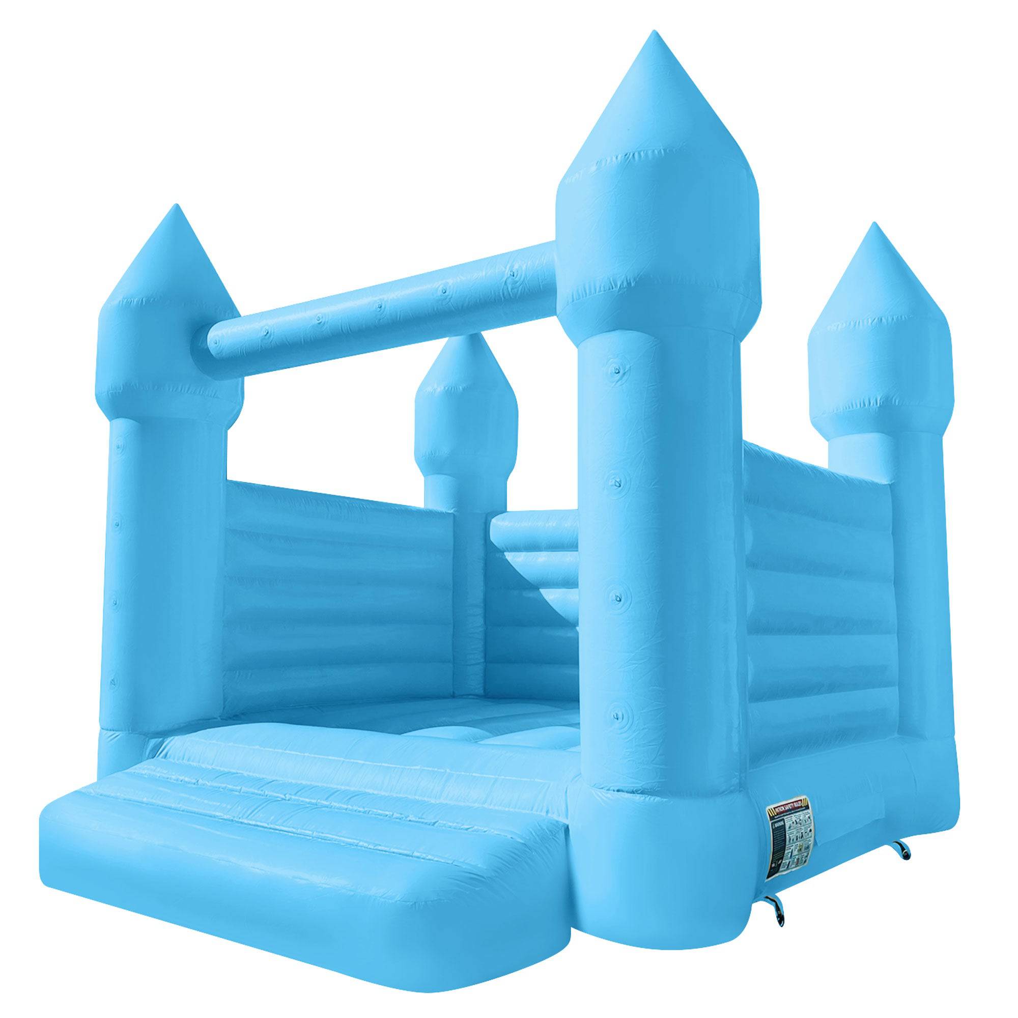 Castle Wedding Bounce House - Pastel Blue - HullaBalloo Sales