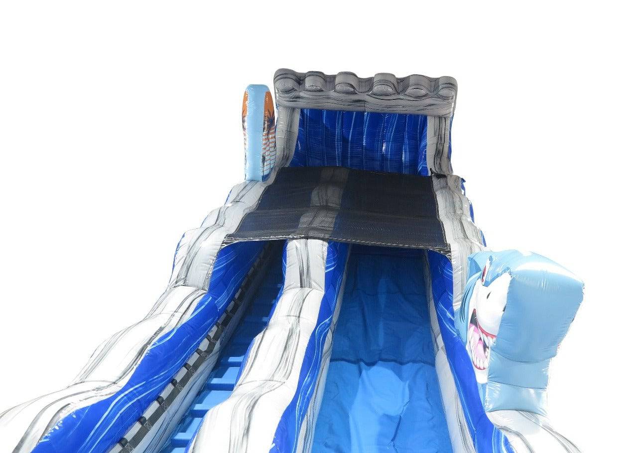 24 Ocean Giant Inflatable Waterslide with Pool - HullaBalloo Sales