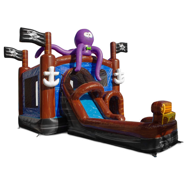 4in1 Pirate Cove Bounce House and Slide Wet/Dry | HullaBalloo Sales