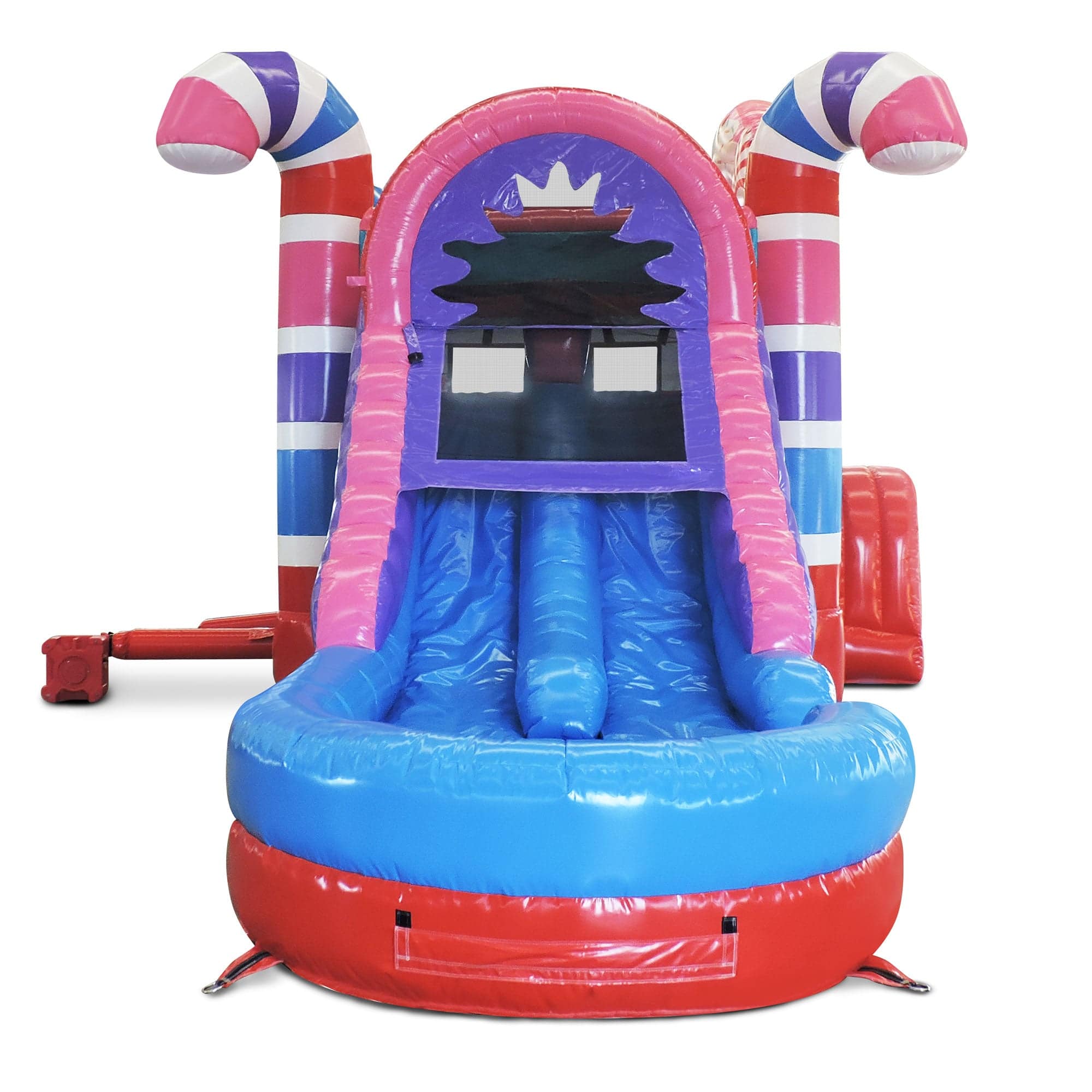 5in1 Candy Cane Bounce and Slide Combo Dual Lane Wet/Dry