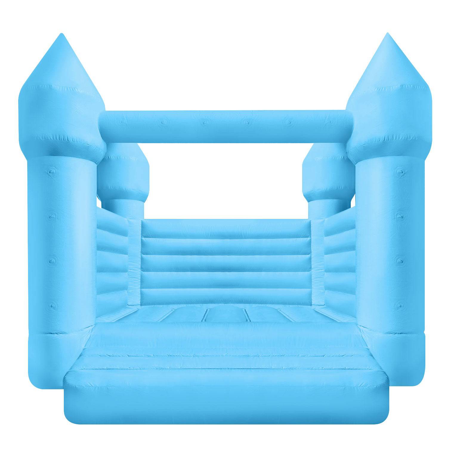 Castle Wedding Bounce House - Pastel Blue - HullaBalloo Sales