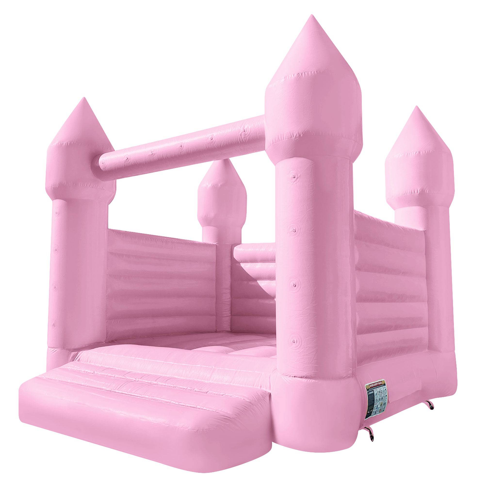 Castle Wedding Bounce House - Pastel Pink - HullaBalloo Sales