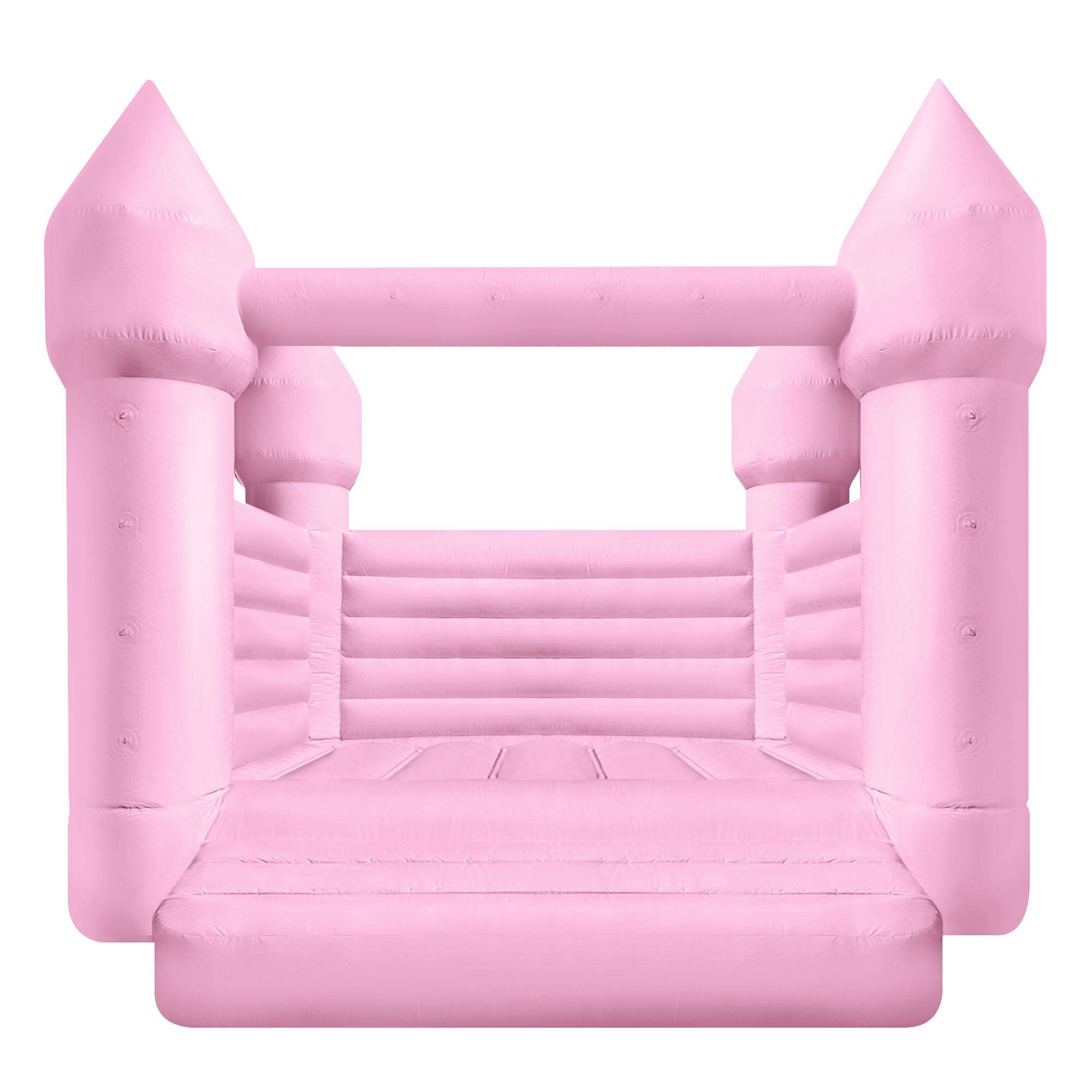 Castle Wedding Bounce House - Pastel Pink - HullaBalloo Sales